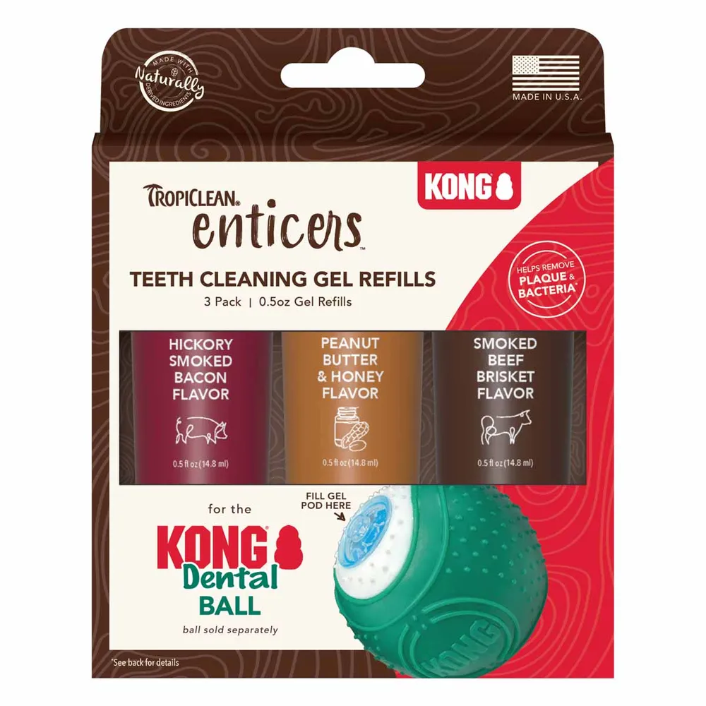 KONG Dental Ball gel refill 3 pack